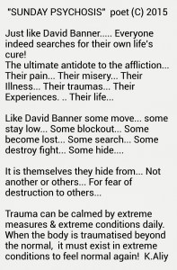 Extreme conditions trauma