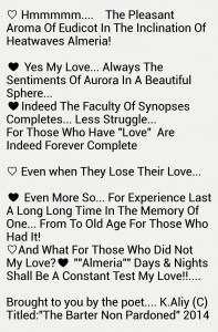 The bartered non pardoned