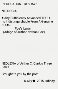 Neologisms clark 3 laws 4