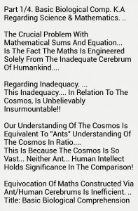 1basic biological comprehension