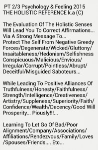 PT 2of3 Holistic Reference